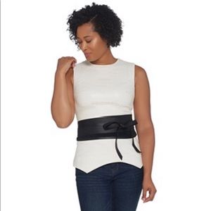 G.I.L.I. Rare 2X/Plus Size Obi Belt in Cocoa